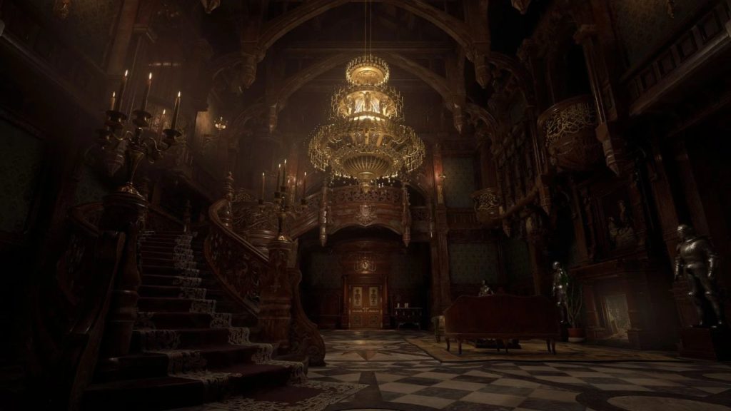 Resident Evil Village Castle Demo Foyer