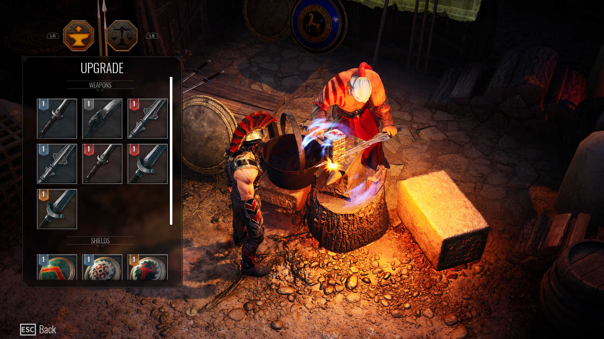 Achilles: Legends Untold crafting