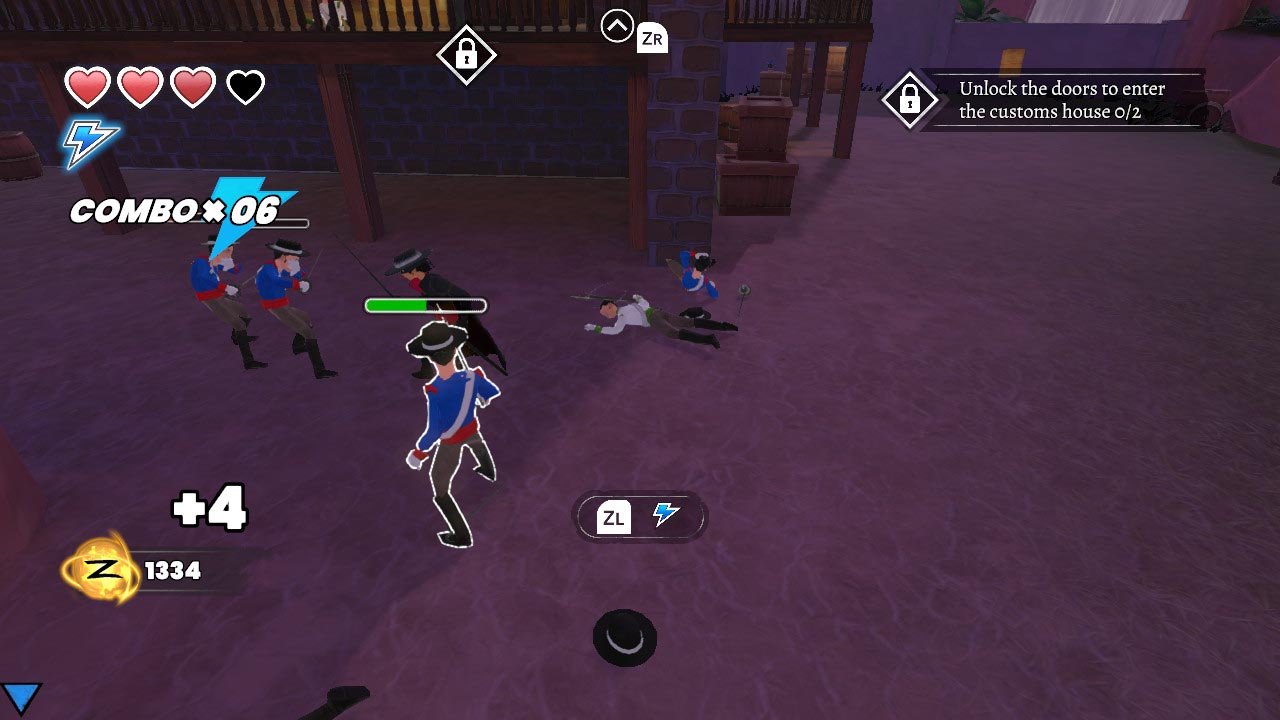Zorro The Chronicles combat