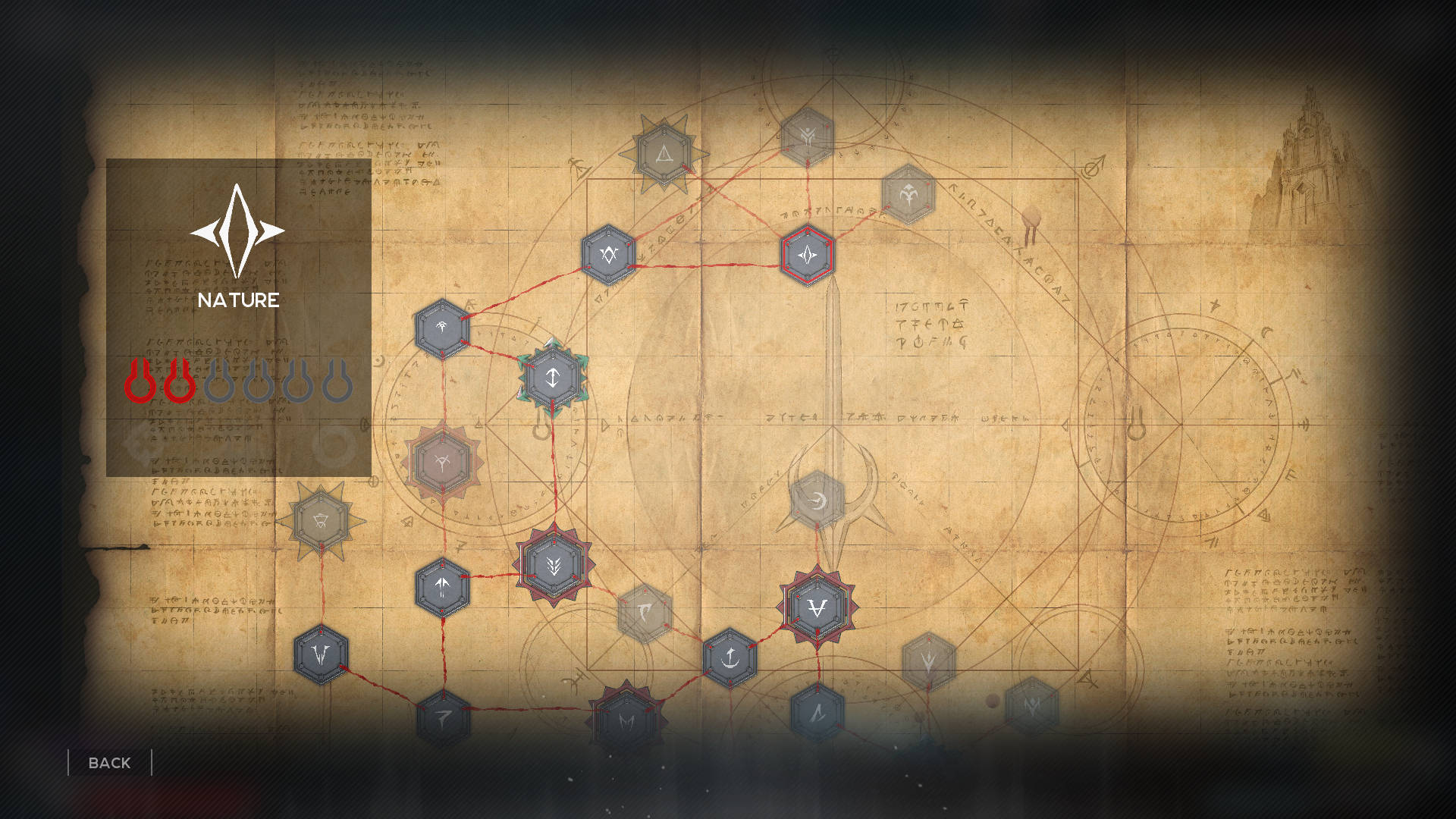Scathe maze map