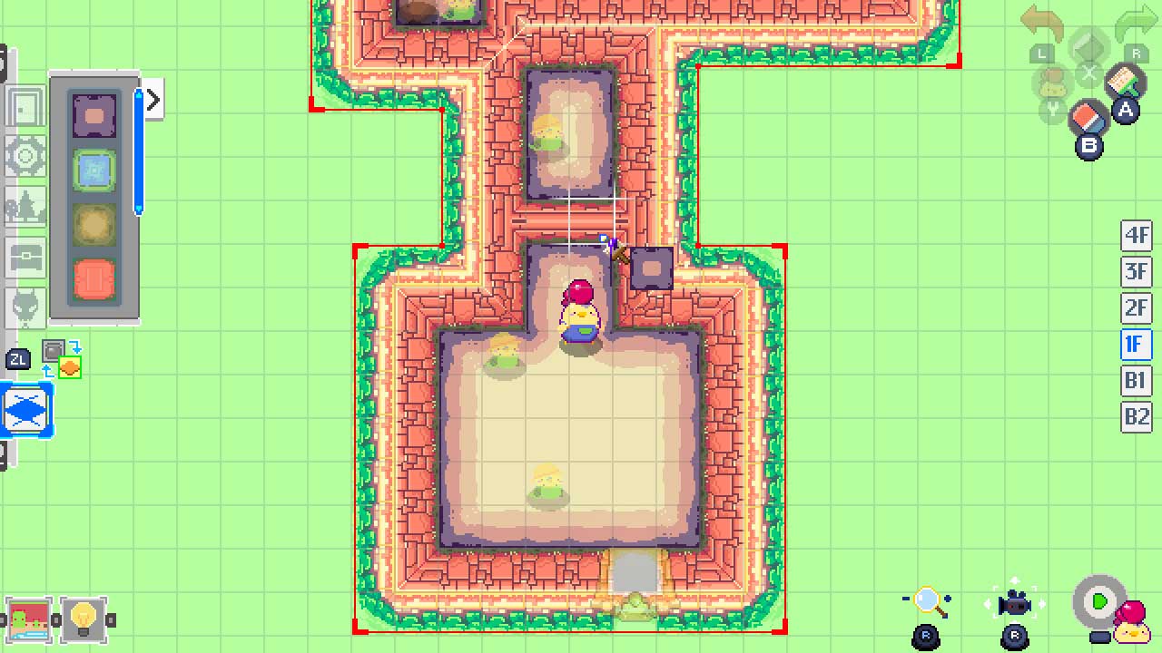Super Dungeon Maker Switch Interface