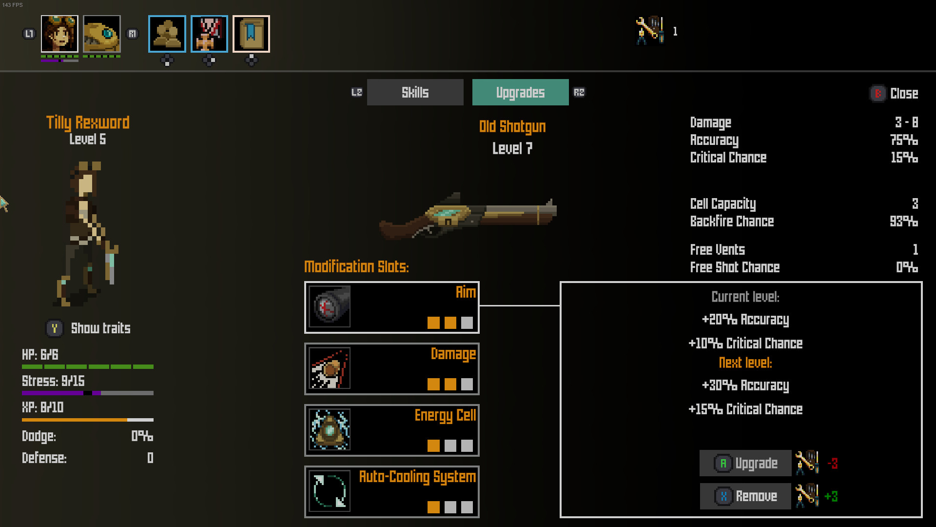 Shardpunk: Verminfall Weapon Modifications