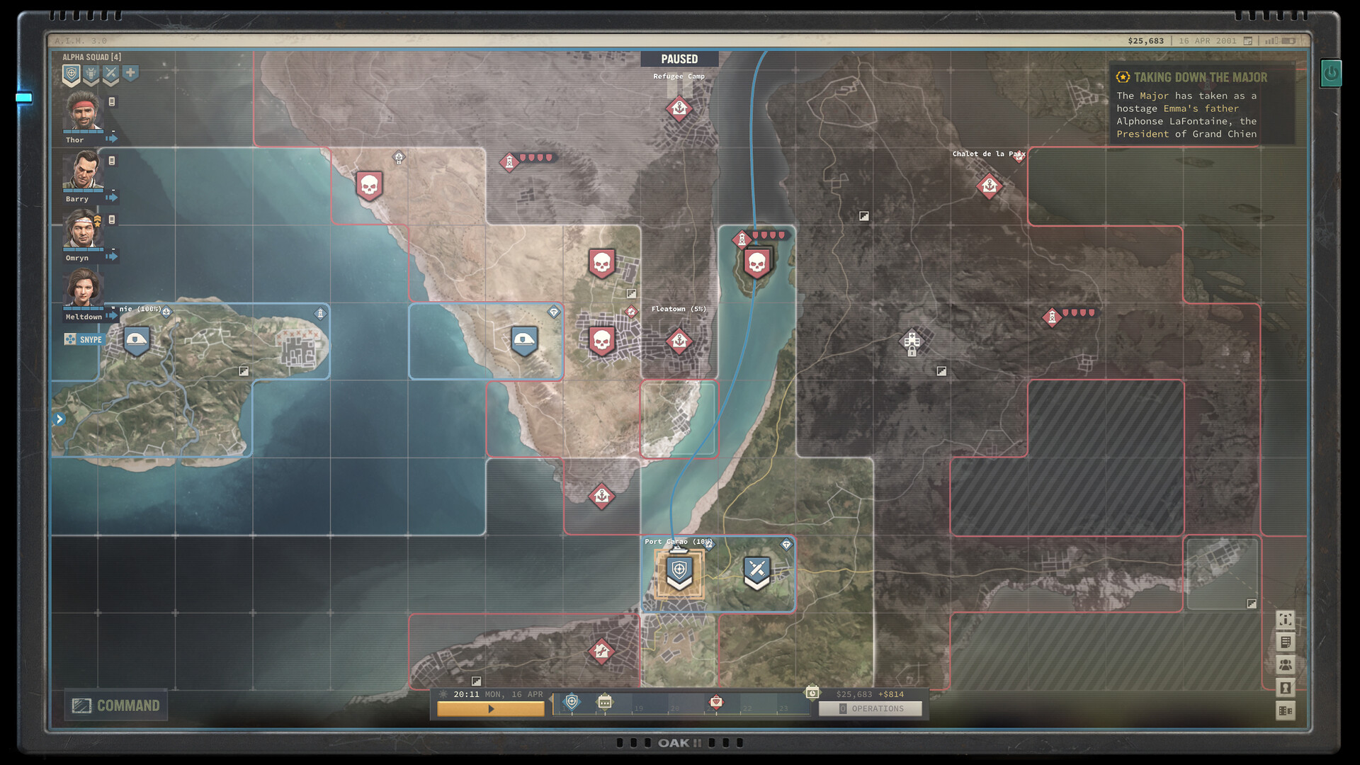 Jagged Alliance 3 Map