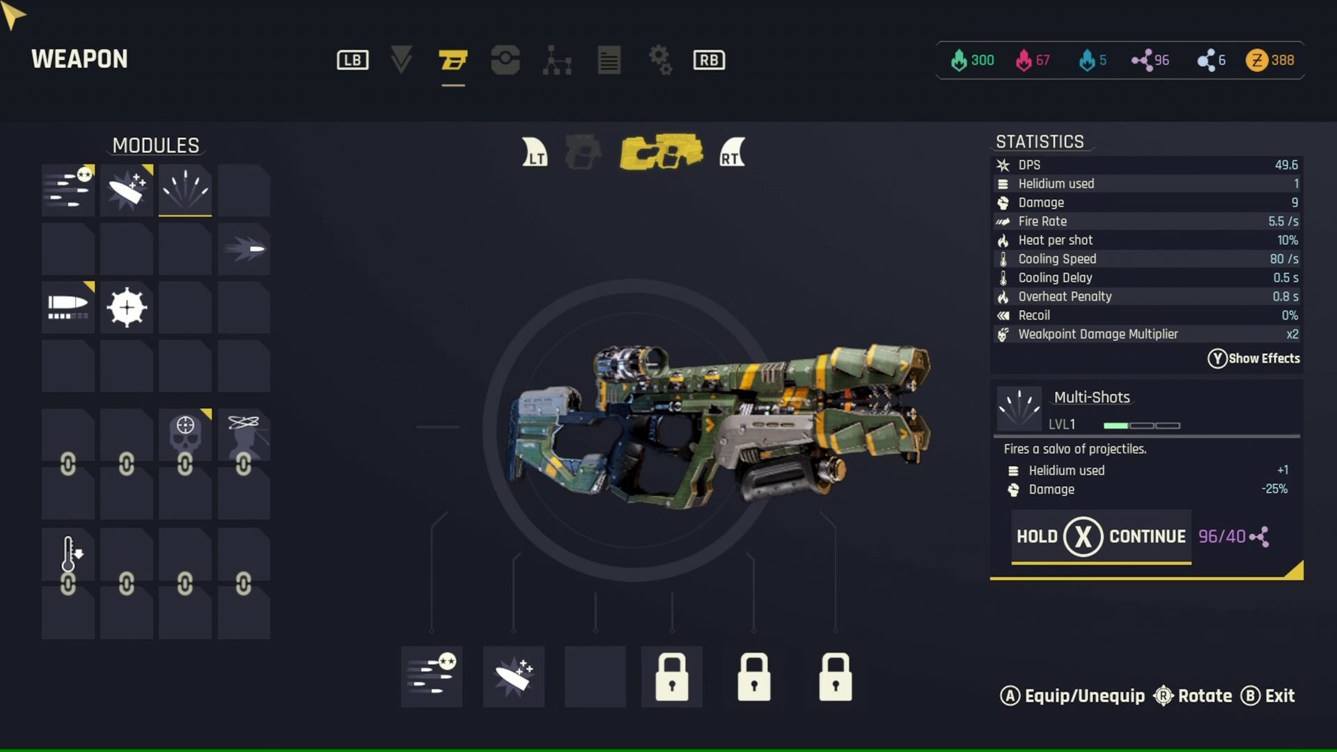 Outcast – A New Beginning Weapon Upgrades